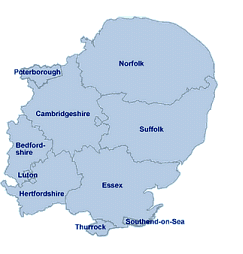 Covering suffolk, norfolk, essex - east anglia